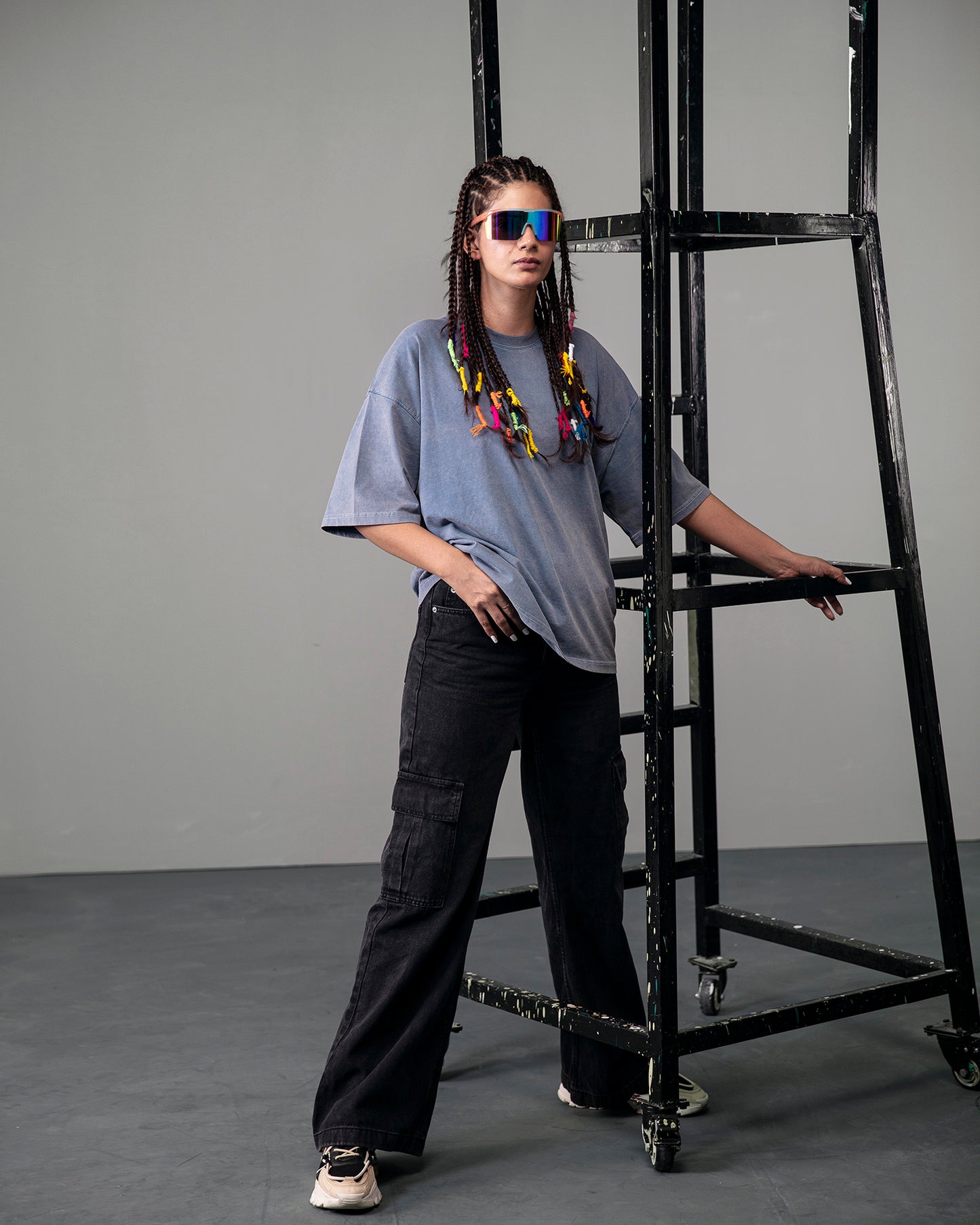 Acid Washed Blue T-Shirt