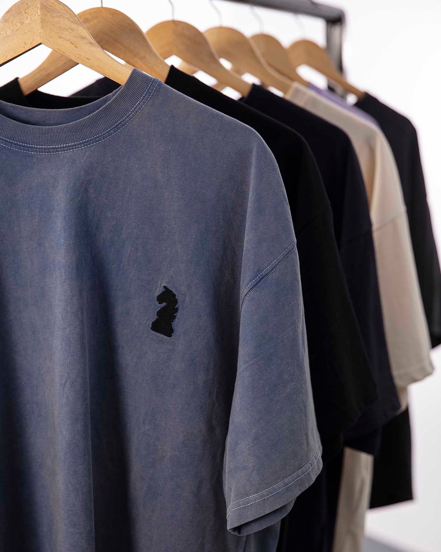 The Knight T - Blue Acid Washed
