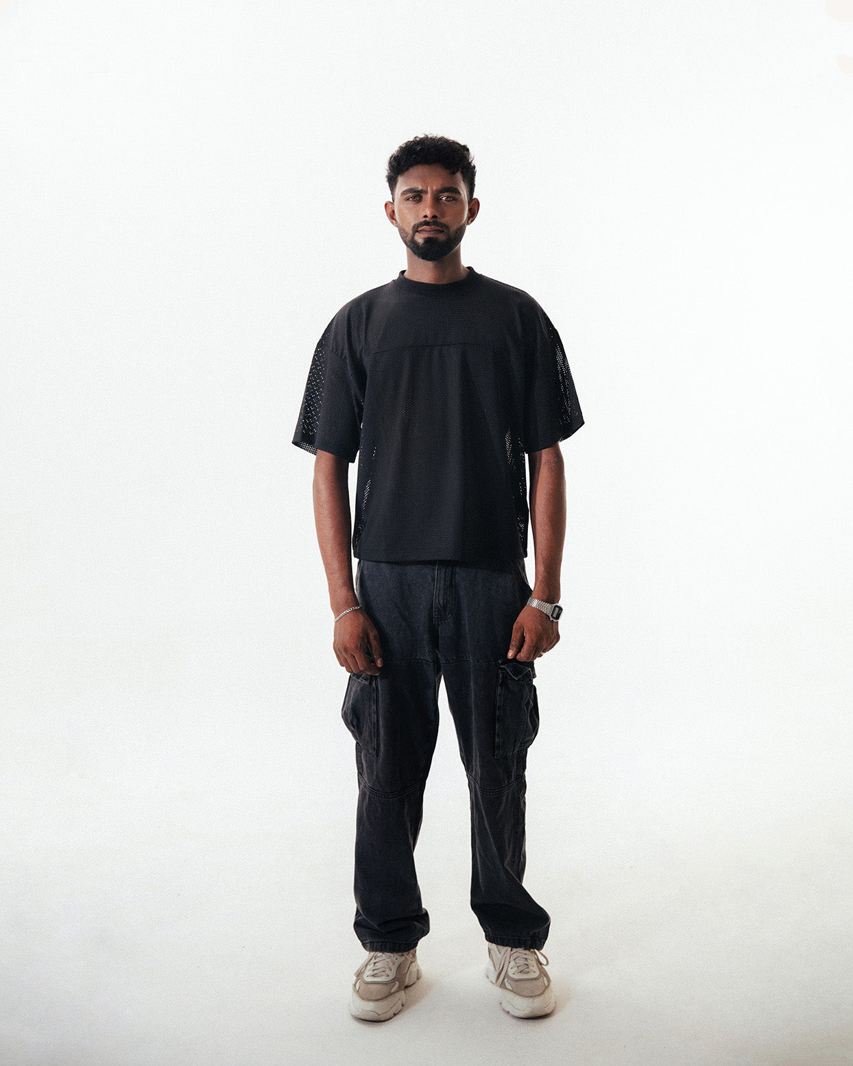 MESH T-SHIRT – Black