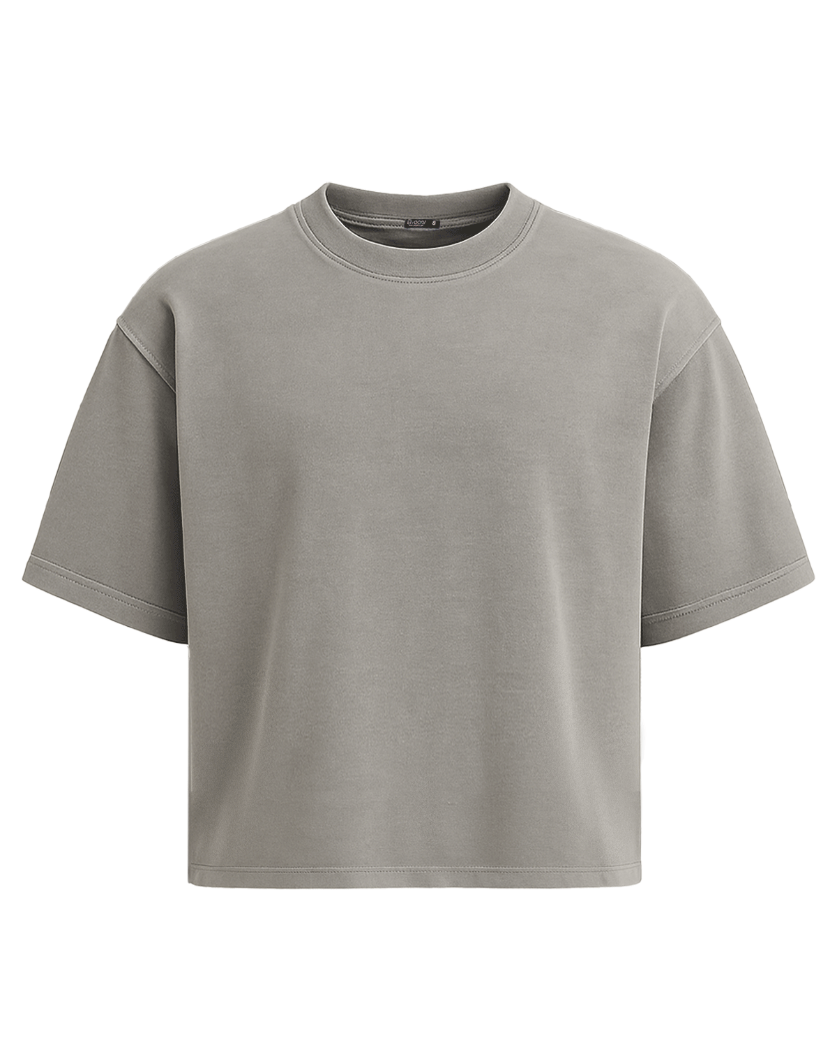 Light Grey Acid Washed Blank T-shirt