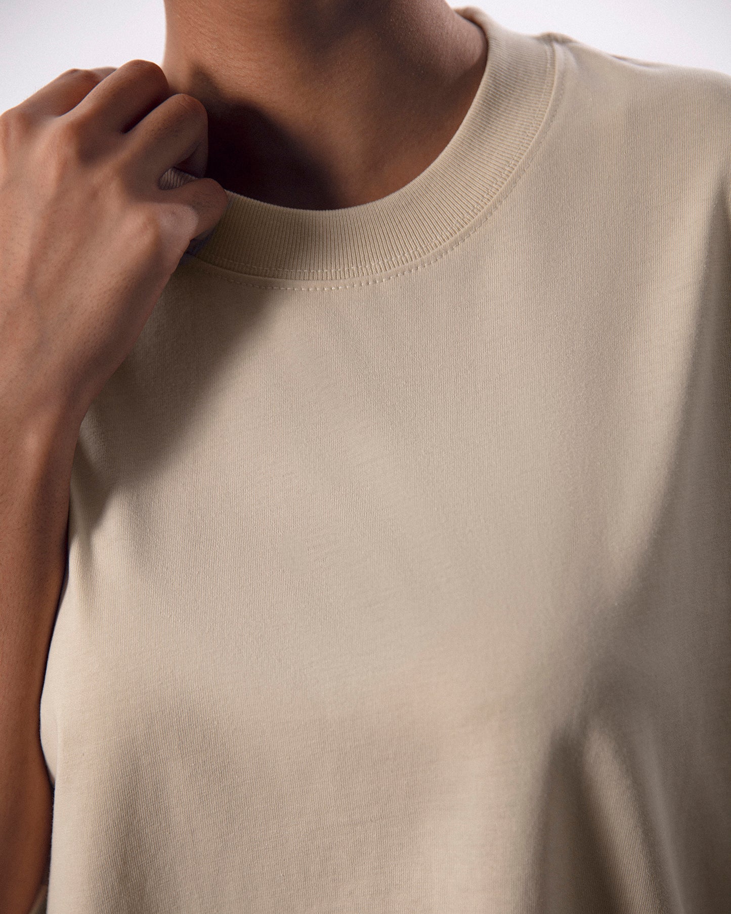 Beige Blank T-shirt