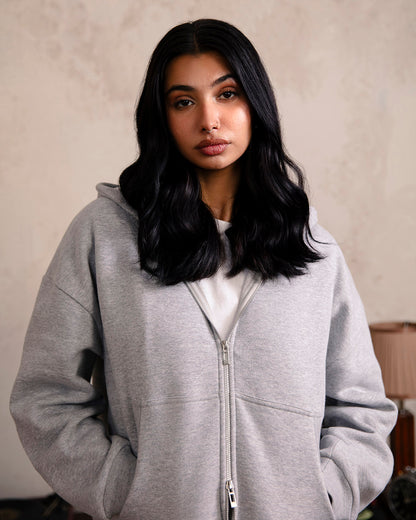 Comfy Zip Up - Grey