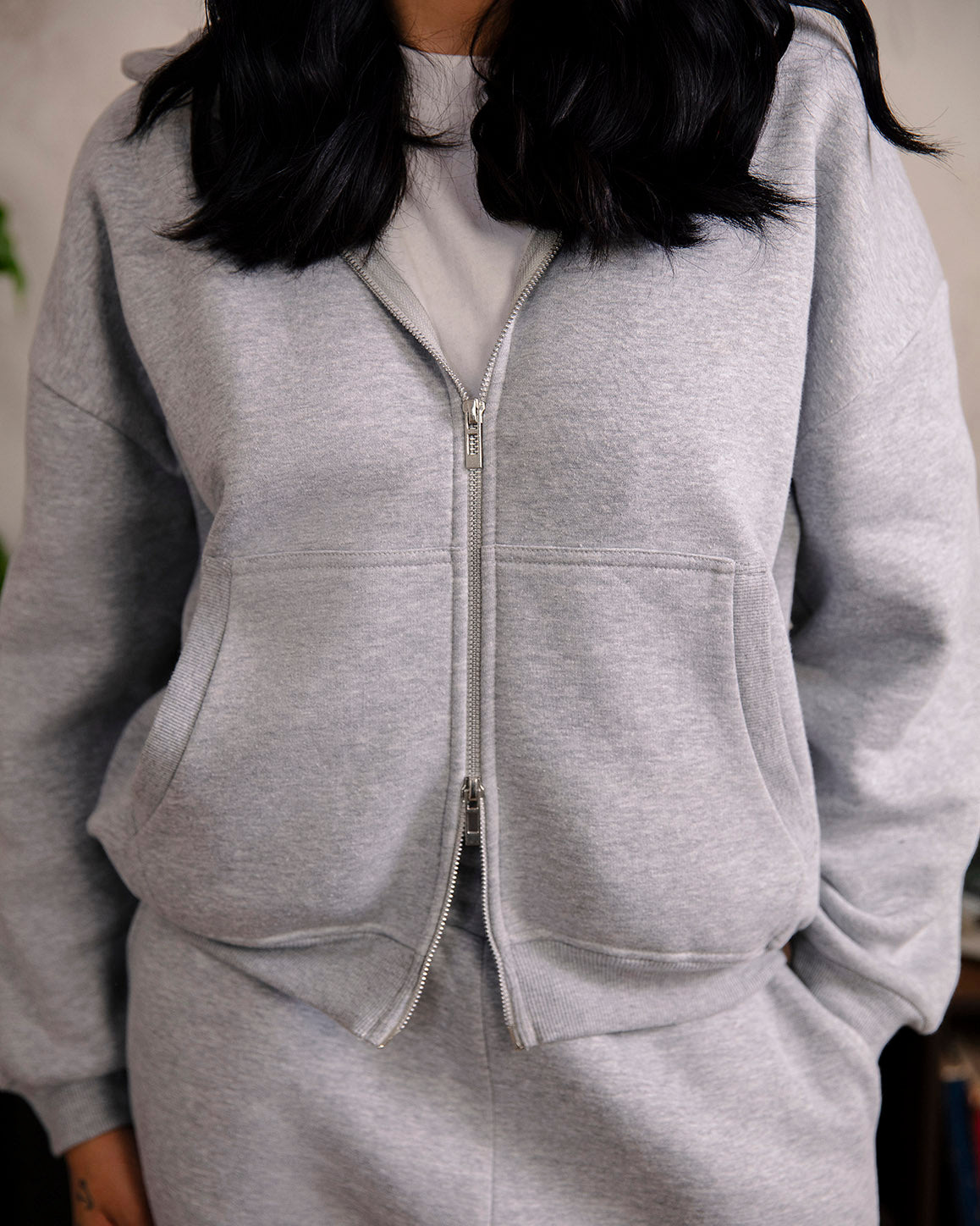 Comfy Zip Up - Grey