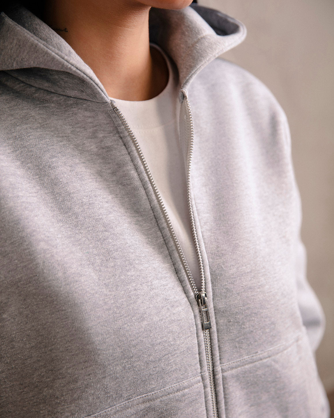 Comfy Zip Up - Grey