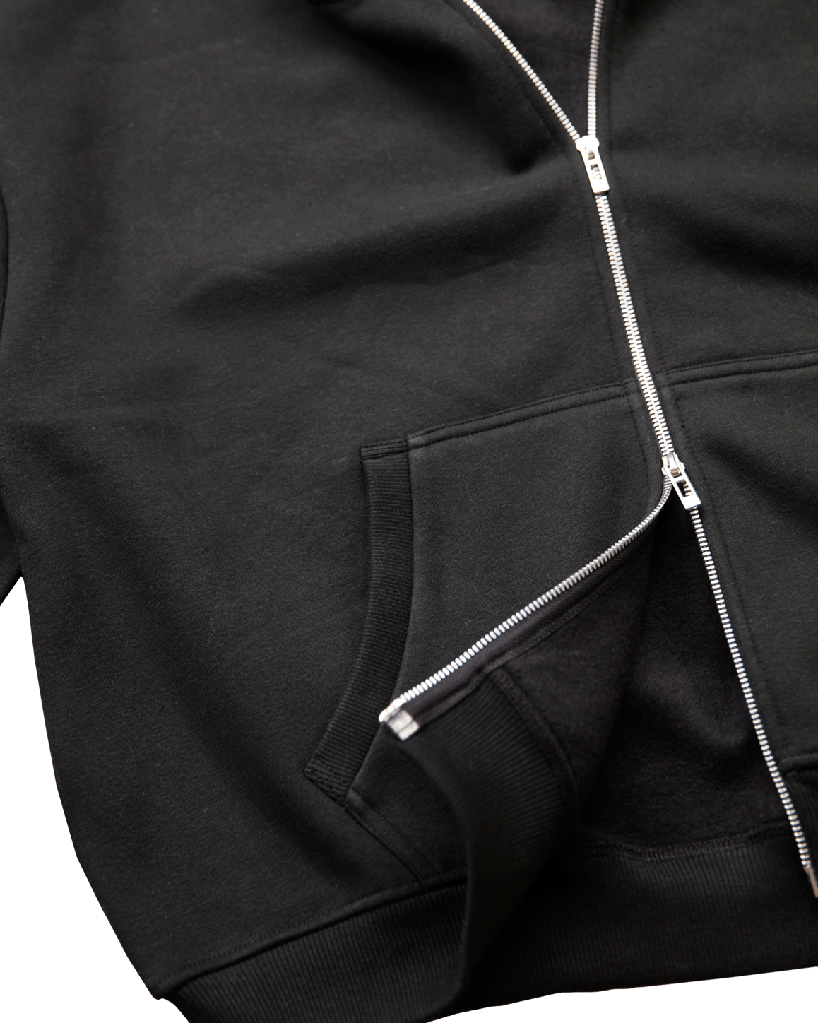 Comfy Zip Up - Black