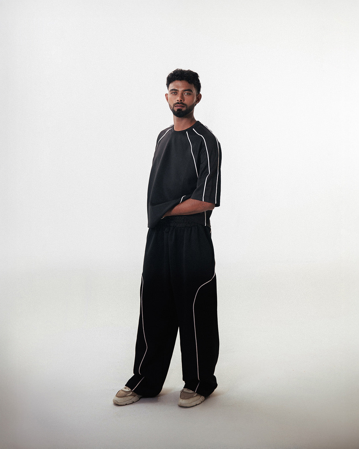 MONO STRAIGHT TROUSER – Black