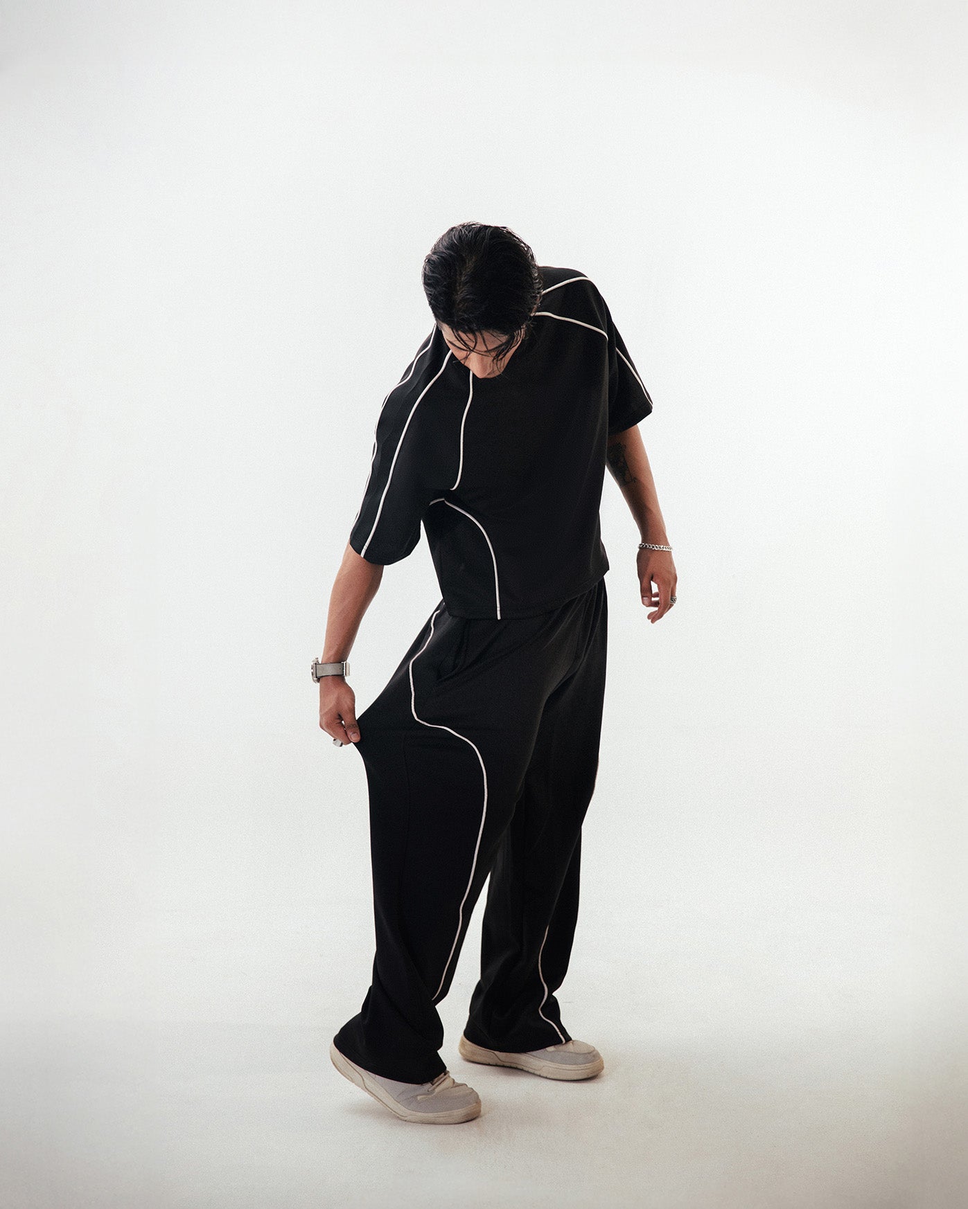 MONO STRAIGHT TROUSER – Black