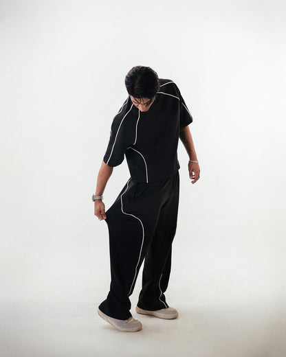 MONO STRAIGHT TROUSER – Black