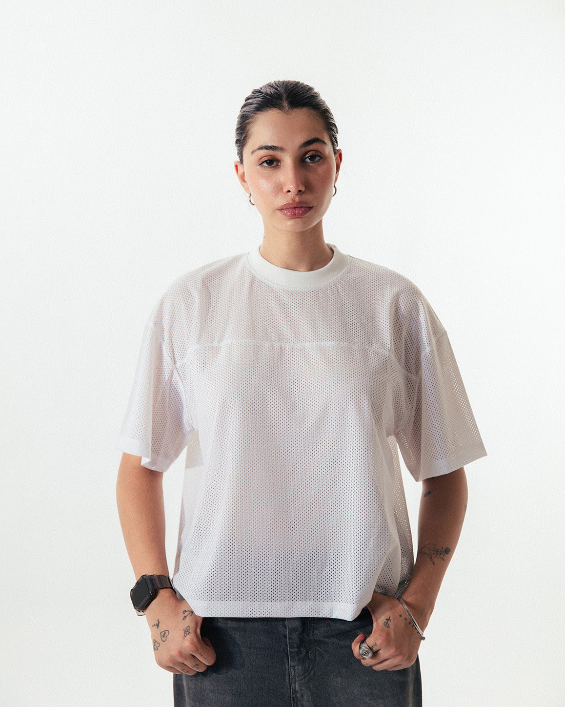 MESH T-SHIRT – White
