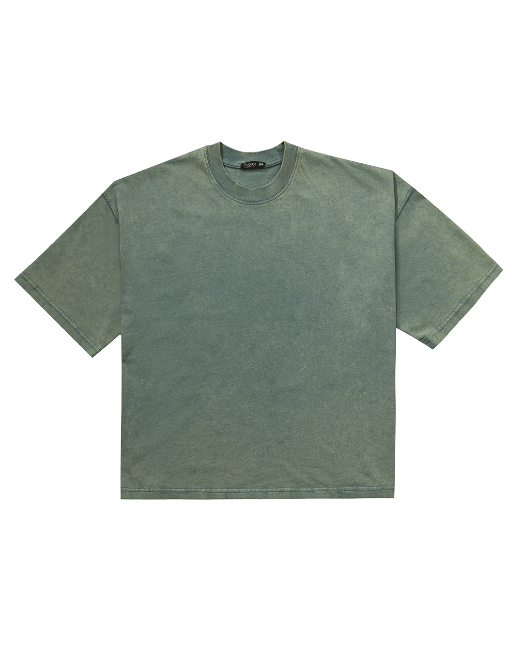 Acid Washed Green Blank T-shirt