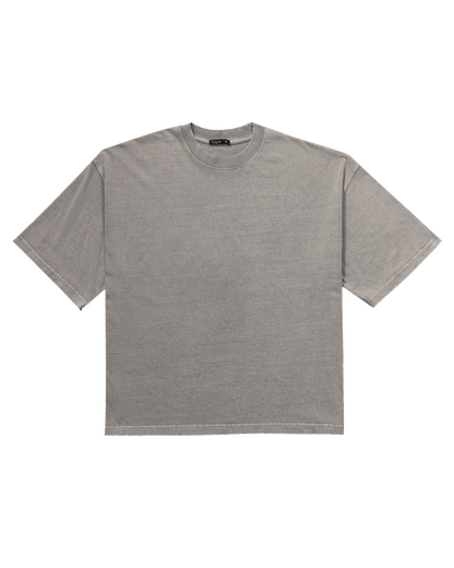 Light Grey Acid Washed Blank T-shirt