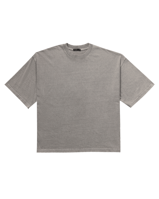 Light Grey Acid Washed Blank T-shirt