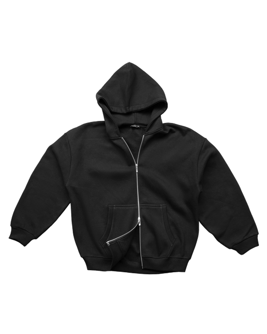 Comfy Zip Up - Black