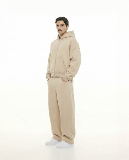 Comfy Zip Up - Beige