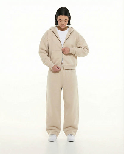 Comfy Zip Up - Beige
