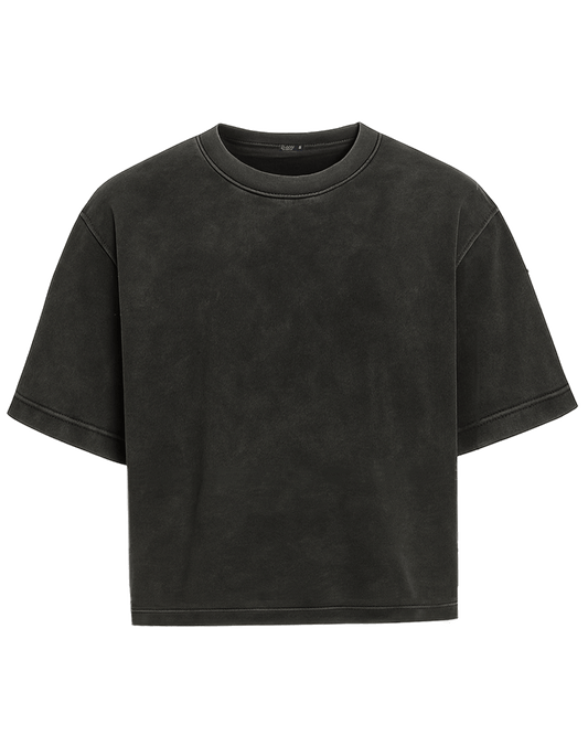 Acid Washed Grey Blank T-shirt